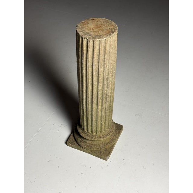 Vintage Composite Stone Column For Sale - Image 12 of 13
