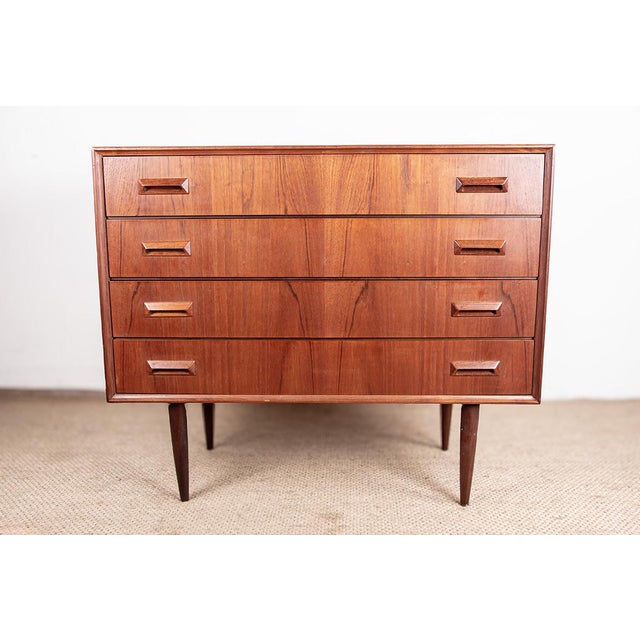 Danish Teak Chest of Drawers by Borge Mogensen for Søborg Mobelfabrik, 1960s, in Flawless conditions. Designed 1960 to...