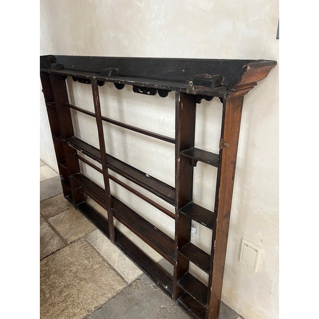Georgian Oak Plate Rack, Hand-Crafted, Late 18th Century, Uk, 1770s For Sale - Image 17 of 17