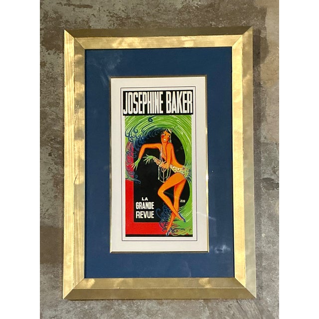 Vintage La Grande Revue Print in Frame For Sale - Image 10 of 12