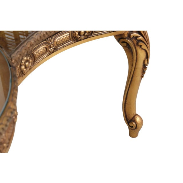 Hollywood Regency Eglomise Giltwood Coffee Table For Sale - Image 10 of 10