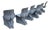 Matt Grey Her Chairs by Fabio Novembre for Casamania, Set of 6 For Sale