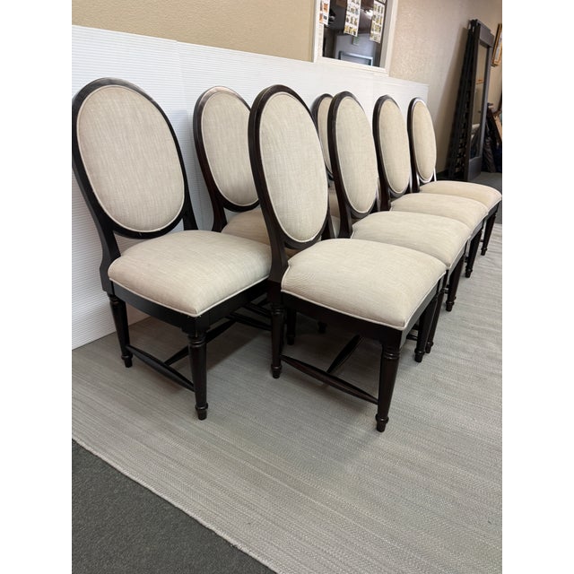 Alexandre Furniture Co. Louis XVI Style Dining Chairs, Set of Eight For Sale - Image 4 of 13