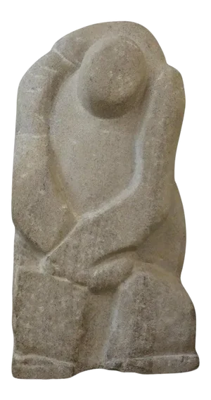 Mid-Century Modern Abstract Granite Sculpture
