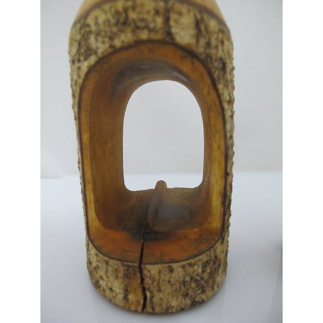 1980s Vintage Raymond Pelton Limb Wood Puzzle Art MCM Style Trinket Stash Box For Sale - Image 5 of 12