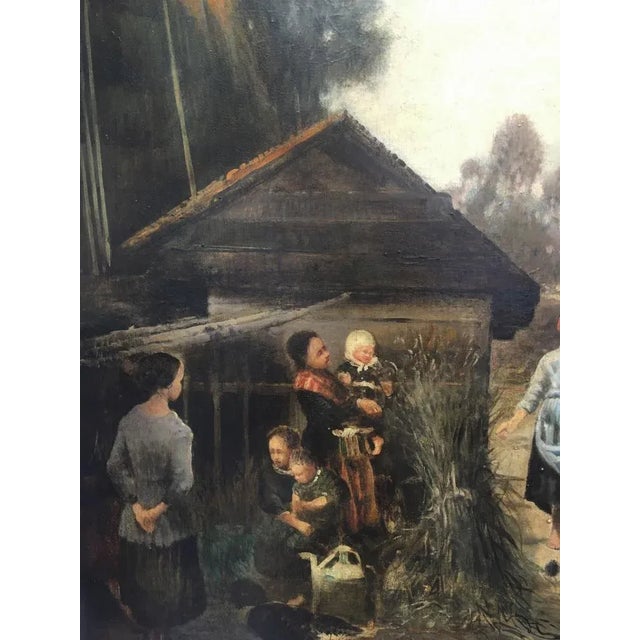 2000 - 2009 Emilio Pergola, Country Landscape, Oil on Canvas, 2005 For Sale - Image 5 of 6