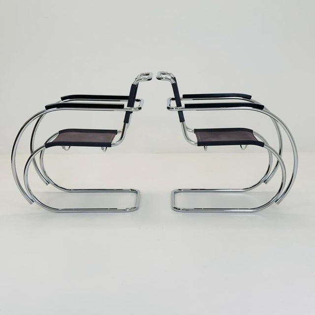 S533 MR20 Chair by Ludwig Mies Van Der Rohe for Thonet, 1980s For Sale - Image 6 of 18