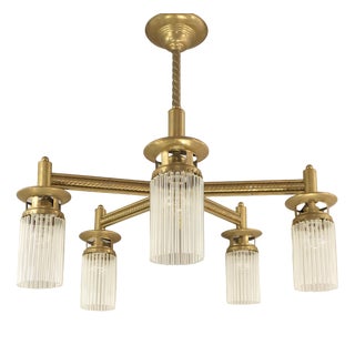 Viennese Coffee House Ceiling Lamp, 1890s For Sale
