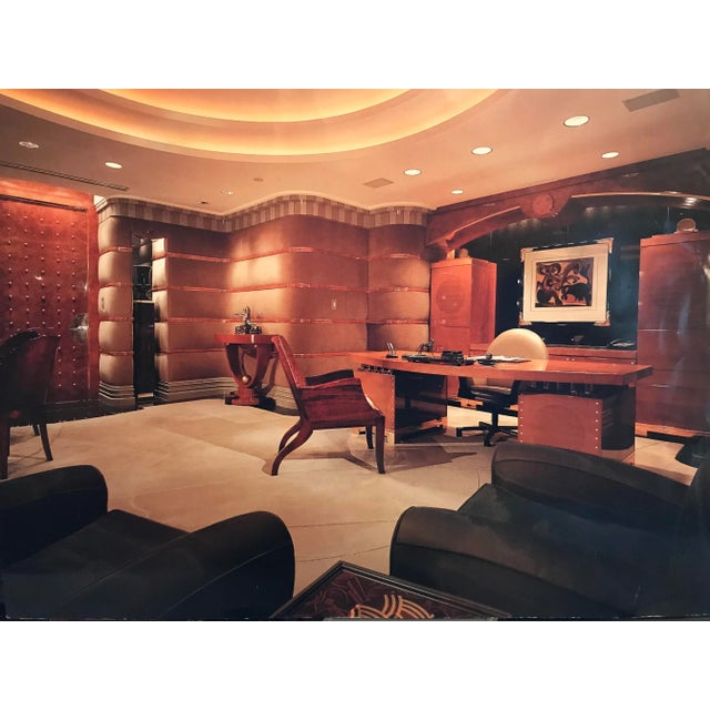 Late 19th Century 19th Century Neoclassical Pair of Mahogany Raised Panel Leaded Glass Doors-Pivot Hinge Swinging Both Ways but Can Be Changed to Hinge For Sale - Image 5 of 6