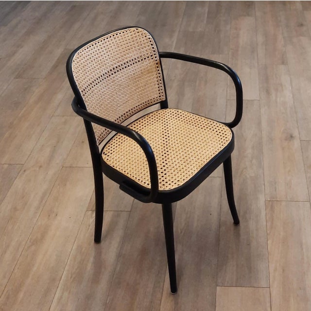 No. 811 Prague Chairs by Josef Hoffmann for Ligna, 1970s, Set of 4 For Sale - Image 13 of 18