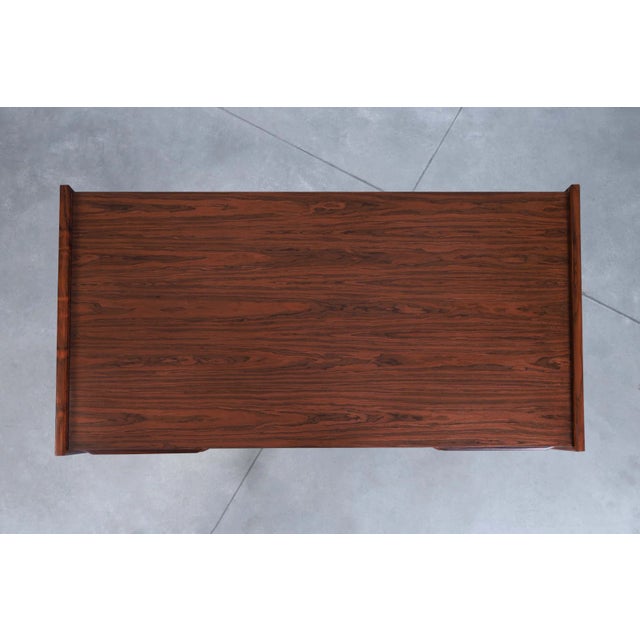 1960s Danish Modern Executive Rosewood Desk For Sale - Image 11 of 12