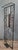 Black Wall-Mounted Coat Rack in Wrought Iron with Central Mirror For Sale - Image 8 of 10