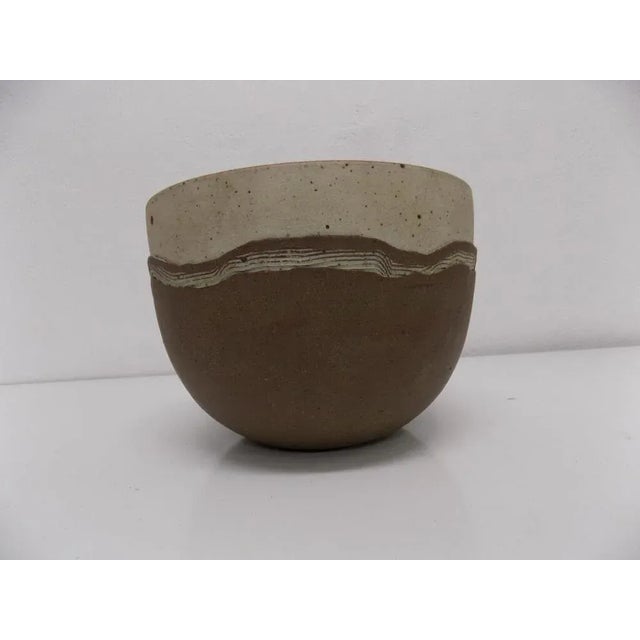 Nordic Ceramic Vase Holder, 1980 For Sale - Image 4 of 5