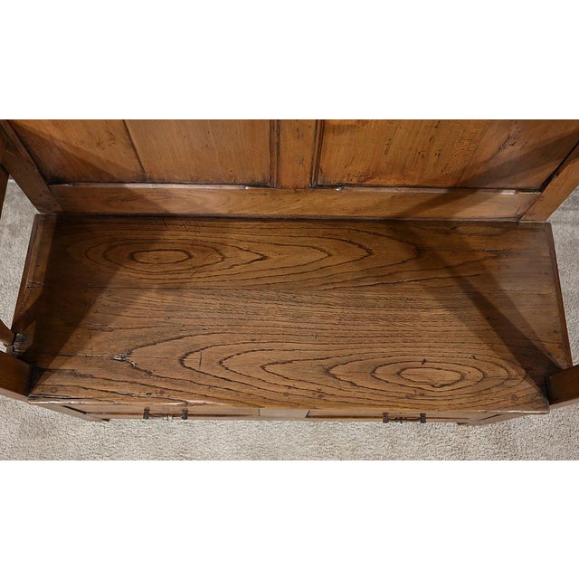 2nd half 19th Century Cherry and Chest Bench For Sale - Image 9 of 18