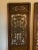 Pair of Early 20th Century Carved Chinese Panels Elm Wood For Sale - Image 4 of 9