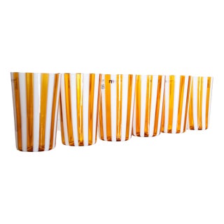 Glasses by Nicola & Alberto Moretti, Set of 6 For Sale