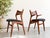 Mid-Century Modern Mid Century Modern Pair of Teak Dining Chair by Erik Buch for Christiansen For Sale - Image 3 of 15