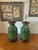 Exceptional matched pair of vintage ceramic table lamps featuring beautifully proportioned urn-form bodies finished in a...