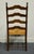 Ethan Allen Heirloom Nutmeg Maple Colonial Early American Ladderback Rush Seat Dining Arm Chair For Sale In Kansas City - Image 6 of 9