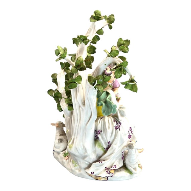 French Porcelain Figurative Love Letter Scene Group in the style of Niderviller, 18th Century For Sale - Image 5 of 12
