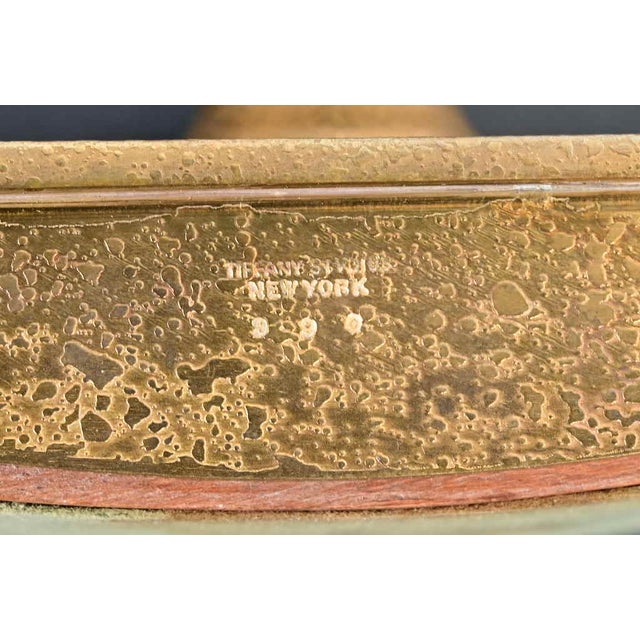Tiffany Studios New York Zodiac Pattern Bronze Doré Rocker Blotter For Sale - Image 10 of 12