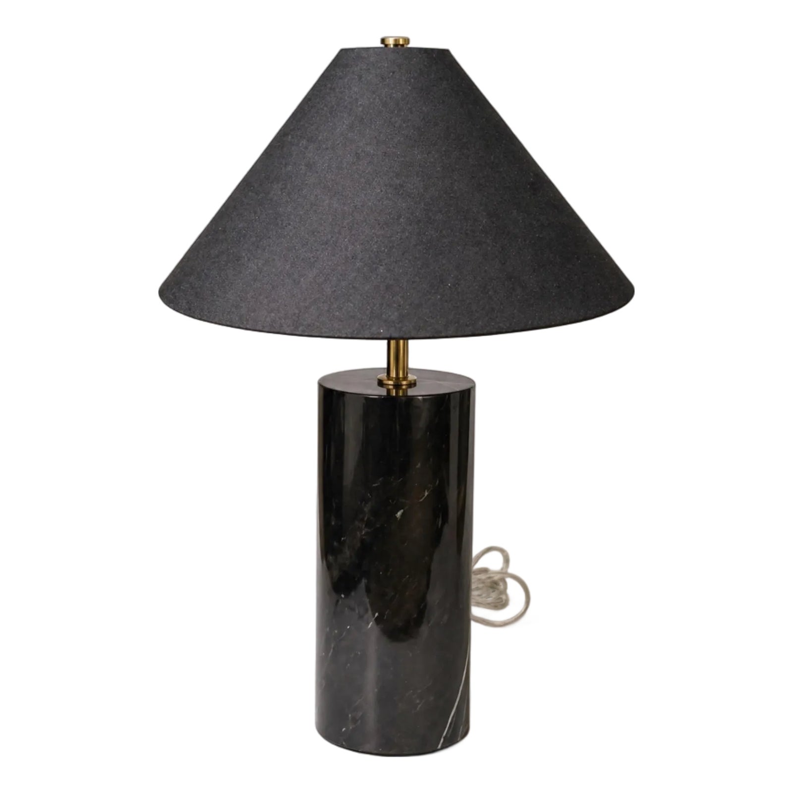 Massive Onyx Black Solid-Marble Table Lamp by Westmore Royal Lighting ...