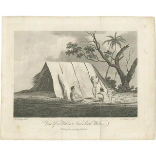 R. Cleveley, Natives in New South Wales, Australia, 1789, Print For Sale