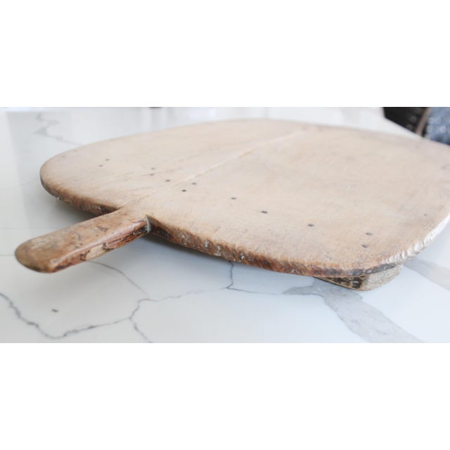 Farmhouse Ext. Large Antique French Handmade Charcuterie Breadboard For Sale - Image 3 of 7