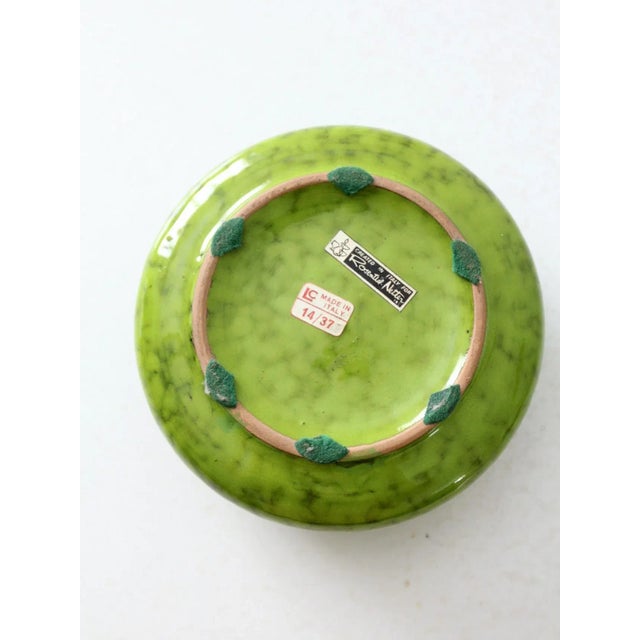 Mid Century Rosenthal Netter Ceramic Ashtray For Sale - Image 11 of 12