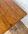 Vintage Solid Wood Tuscan Farmhouse Style Drop Leaf Trestle Table For Sale - Image 12 of 17