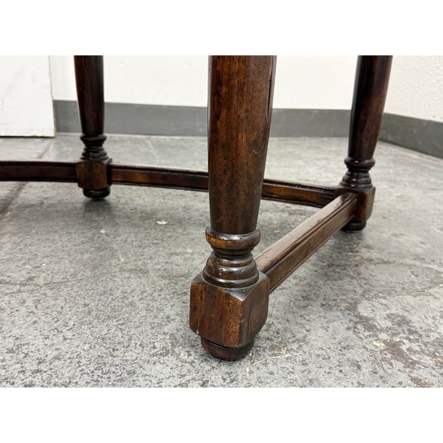 Parquetry Kidney-Shaped Drop Leaf Writing Desk For Sale - Image 11 of 12