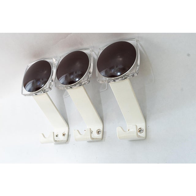 Mid-Century Modern Vintage Asymetric Wall Hooks by Hertha Baller, Austria, 1950s, Set of 3 For Sale - Image 3 of 7