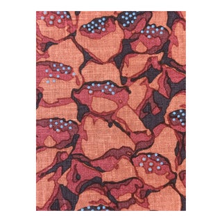Vervain Fabric Denise McGaha Foxy Linen Fabric 1 7/8 Yards For Sale