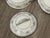 White 1960s Noritake “Colburn” Cream & Sugar Set – White, Silver & Blue Floral, Japan For Sale - Image 8 of 12