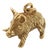 Mellerio Wild Boar Charm Pendant For Sale