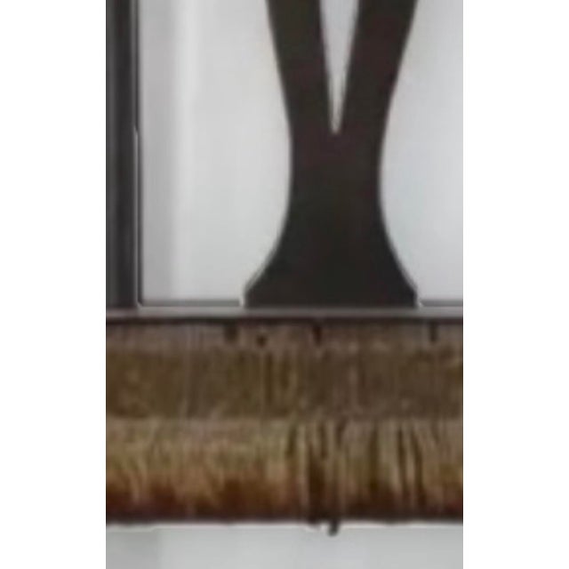 Black Antique 1920 Windsor Fiddleback Chair For Sale - Image 8 of 10