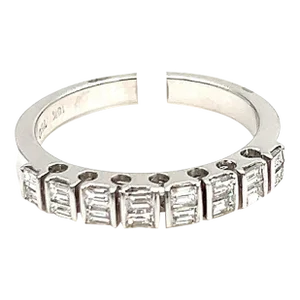 1.08 Ct Baguette Diamond Ring Size 6.5