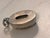 Vintage Tan / Cream Oval Striped Agate Pendant For Sale - Image 6 of 9