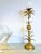 Metal Large Floor Lamp with Pineapple in Gilded Metal, 1970s For Sale - Image 7 of 14