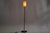 Black Mid-Century Floor Lamp in Steel, Czechia, 1960s For Sale - Image 8 of 9