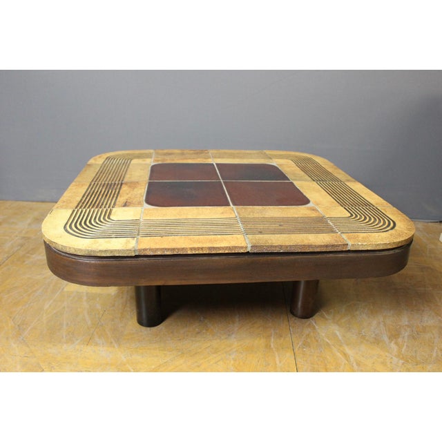 Mambo Model Coffee Table by Roger Capron, 1974 For Sale - Image 3 of 15