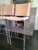 Beige Ilana Goor Style 1970's Vintage Brutalist Iron Leather Stools Set of 3 For Sale - Image 8 of 15