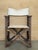 Traditional 1930s Set of 5 Edwardian Canvas Directors Chairs, Loft and Garden Style Chairs For Sale - Image 3 of 11