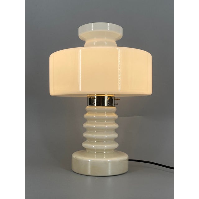 A table lamp * Interesting table lamp * Socialist Space Age design from Poland, 1970s * Manufactured in the Polish factory...