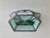 Metal Vintage Stained Glass & Clear Glass Lidded Floral Box For Sale - Image 7 of 13