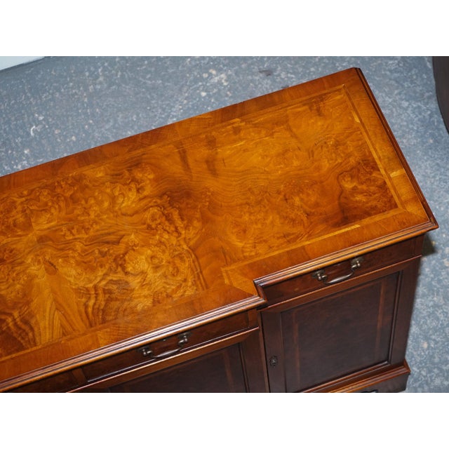 Antique Victorian Burr Walnut Sideboard by Jan Smith Brighton For Sale - Image 16 of 18