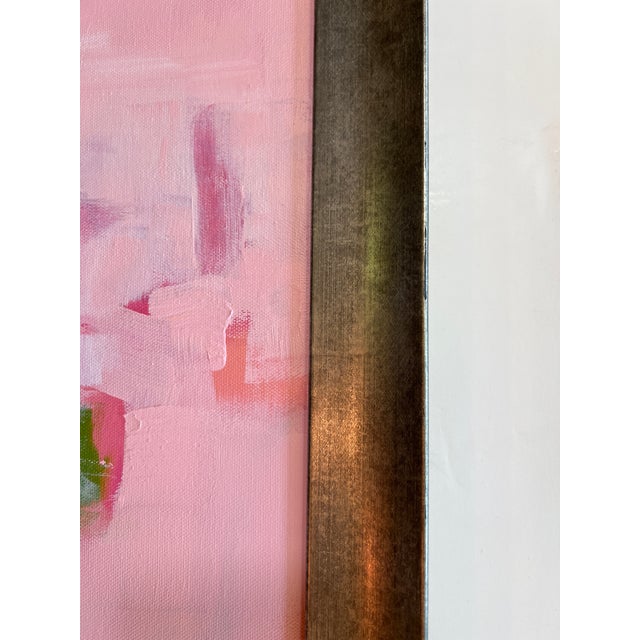Abstract Painting Pink #4 by California Artist For Sale - Image 10 of 15