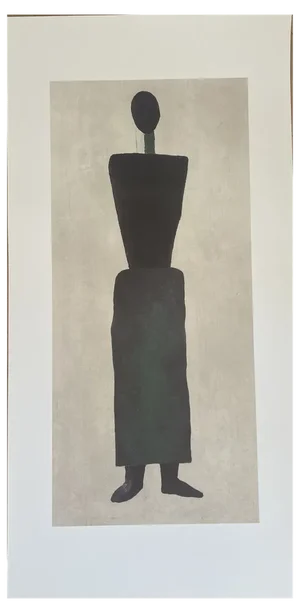 Kasimir Malevich, Women Figure, 2000s, Silk-Screen