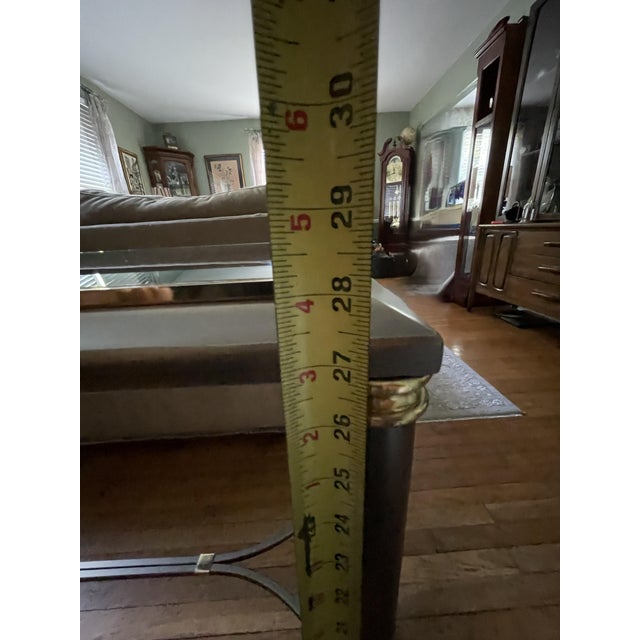 1990s Design Institute America (Dia) Mixed Metal Console Table - Milo Baughman Style For Sale - Image 18 of 18