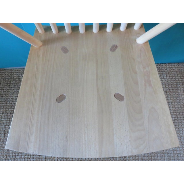 Wood Danish Mikado Armchairs in Maple by J. Foersom and P. Hjort Lorenzen for Fredericia, Set of 2 For Sale - Image 7 of 9